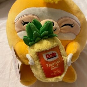 Tropical Gold Sloth Plush Toy - Yellow and Green